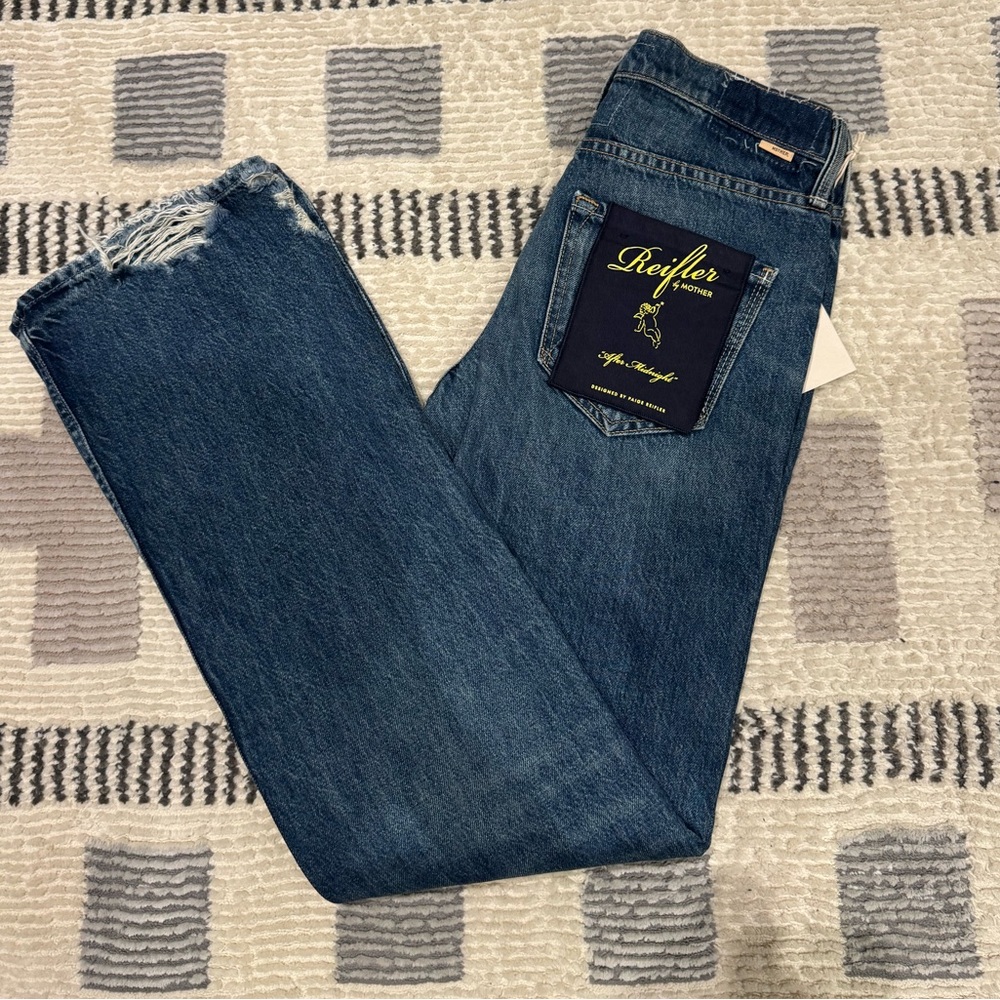 MOTHER Superior The Reifler Jeans After Midnight Vintage Denim size 25 NWT $315